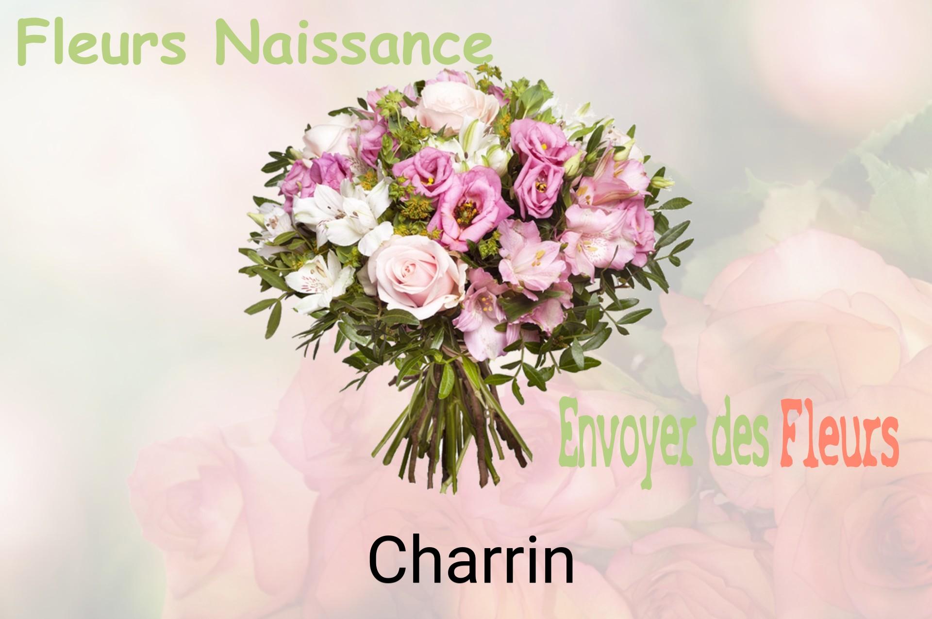 Bouquet de fleurs de naissance livré à Charrin